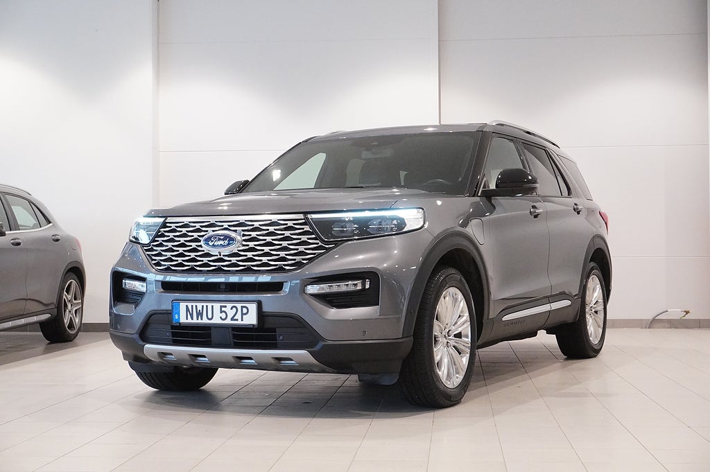 Ford Explorer 2,65% ränta Platinium 3.0T Plug-In Hybrid Panorama 457hk