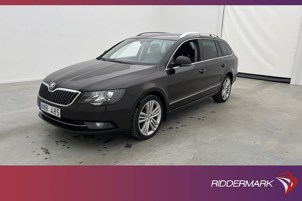 Skoda Superb Kombi TDI 4x4 170hk Värmare Skinn Sensorer Drag