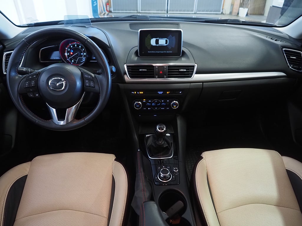 Mazda 3 Sport 2.0 165hk Optimum Skinn HuD Navi P-Sensorer BOSE 2014