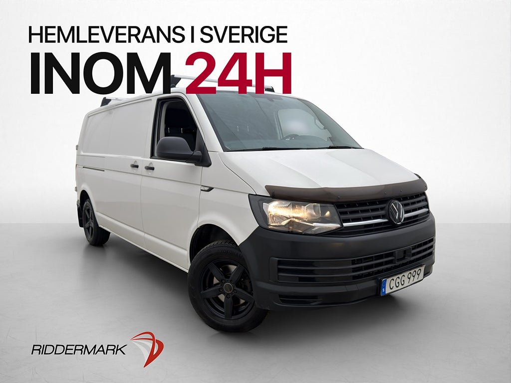 Volkswagen Transporter L2 Värmare PDC 3-Sits Dragkrok Moms