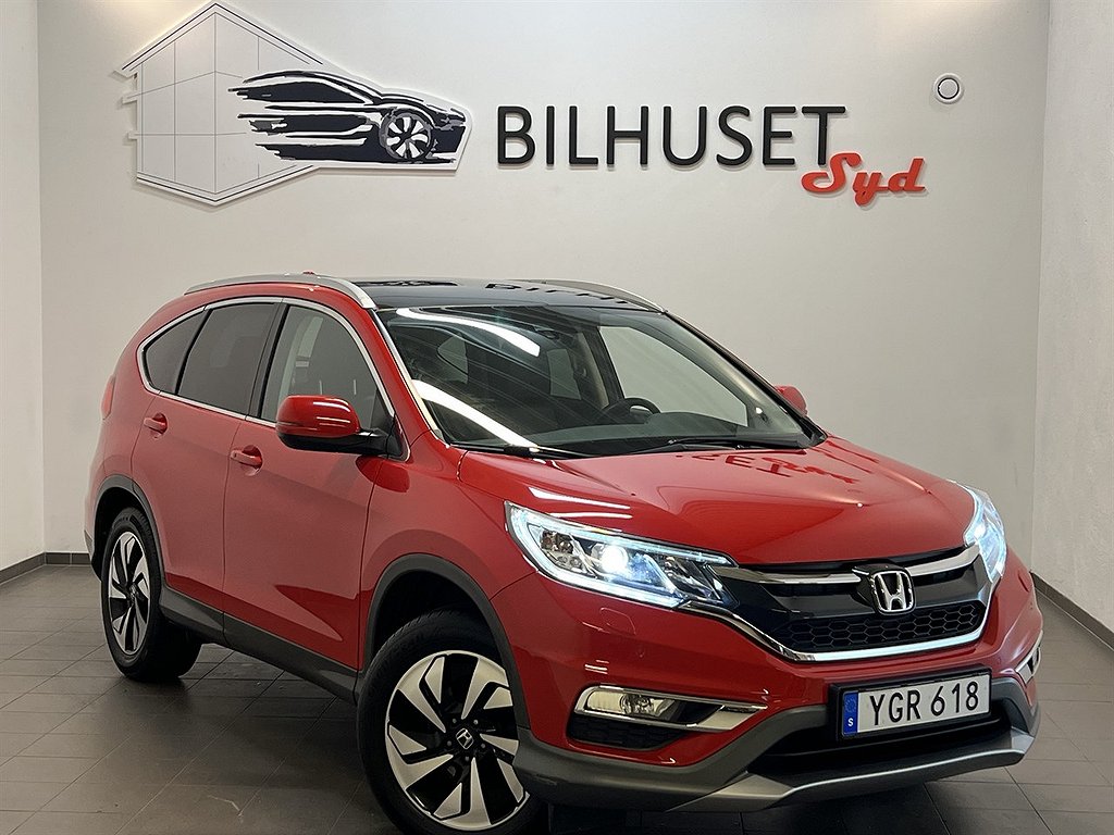 Honda CR-V 2.0 4WD 155hk Executive Pano/Läder/Navi/Bkamera/Krok/Keyless