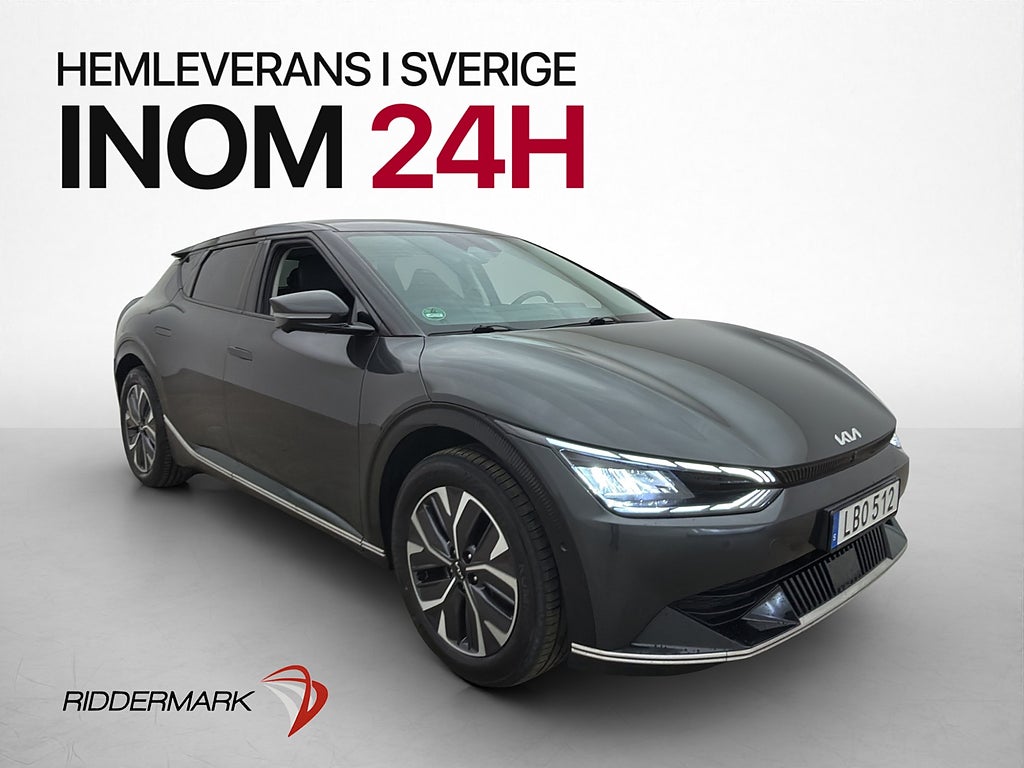 Kia EV6 77.4 kWh PLUS Dragkrok 360° kamera Skinn MOMS