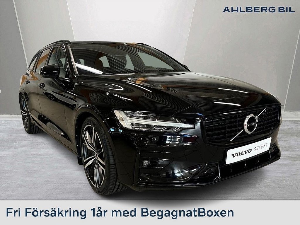 Volvo V60 B4 Diesel R-Design, Nya Sommardäck, Ljuspaket, Navigation Pro, 1