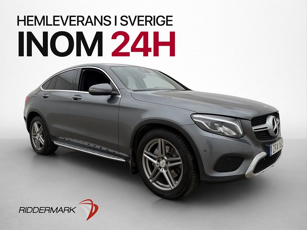 Mercedes-Benz GLC 220d Coupé 4MATIC D-Värm Kamera Skinn Drag