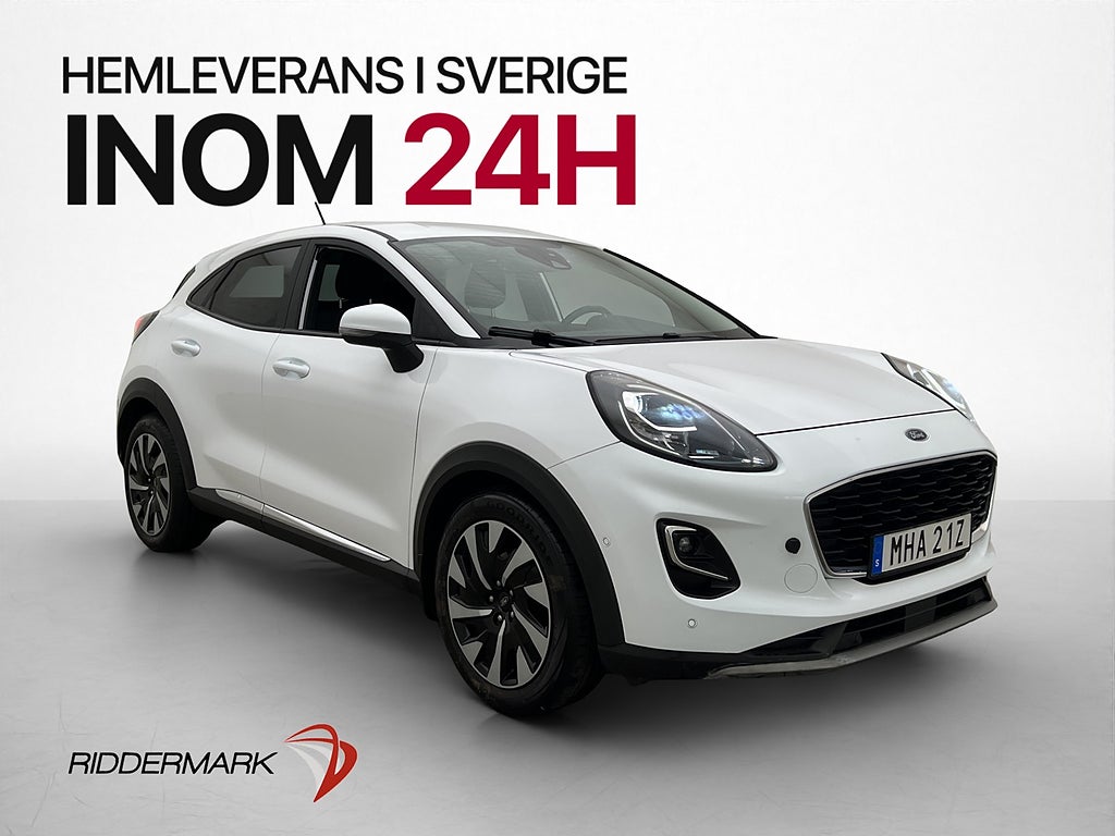Ford Puma 1.0 EcoBoost 125hk M-Värmare Kamera CarPlay Navi