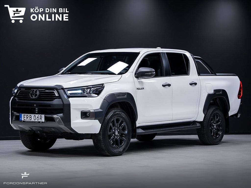 Toyota Hilux Dubbelhytt 2.8 204HK 4WD INVINCIBLE JBL JALUSI LEASEBAR