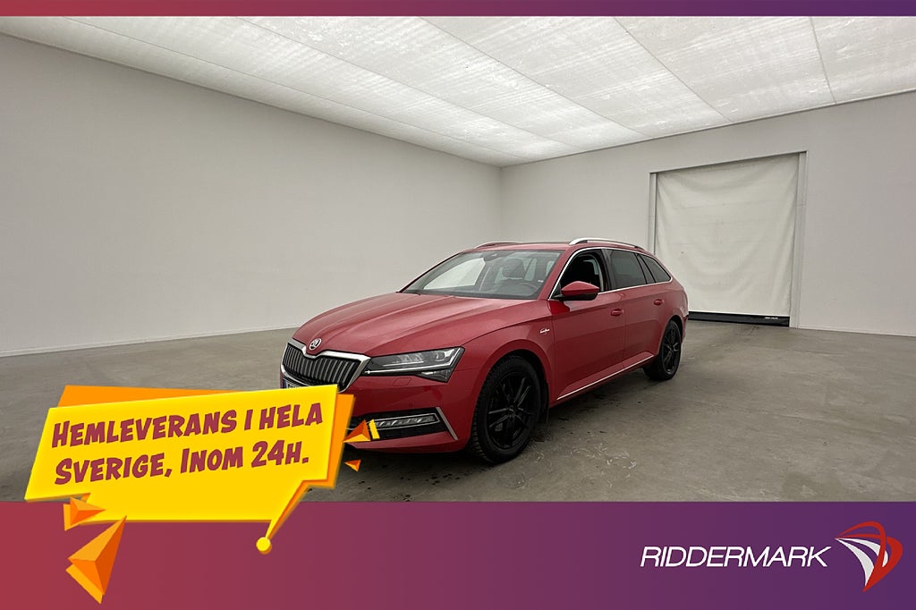 Skoda Superb iV Plug-In L&K Värmare Pano Cockpit Skinn Drag