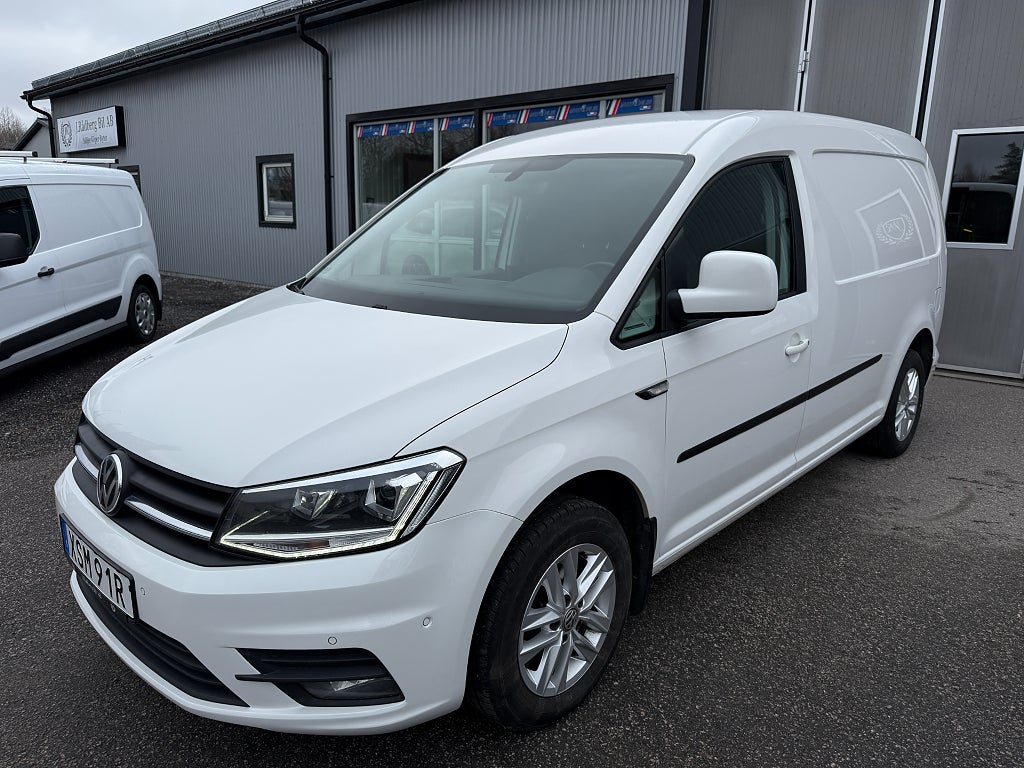 Volkswagen Caddy Maxi 2.0 TDI DSG Comfortline 1 ägare Värmare Drag Momsbil