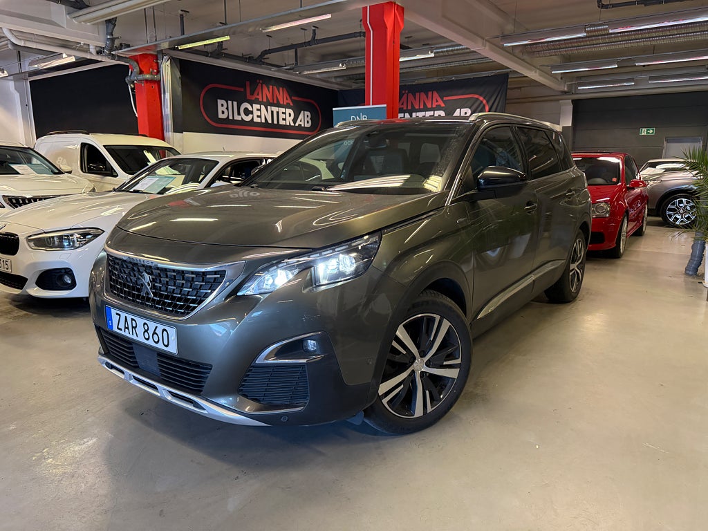 Peugeot 5008 1.6 THP 165 EAT 1 Ägare GT-Line Drag Kamera 7-sits SoV