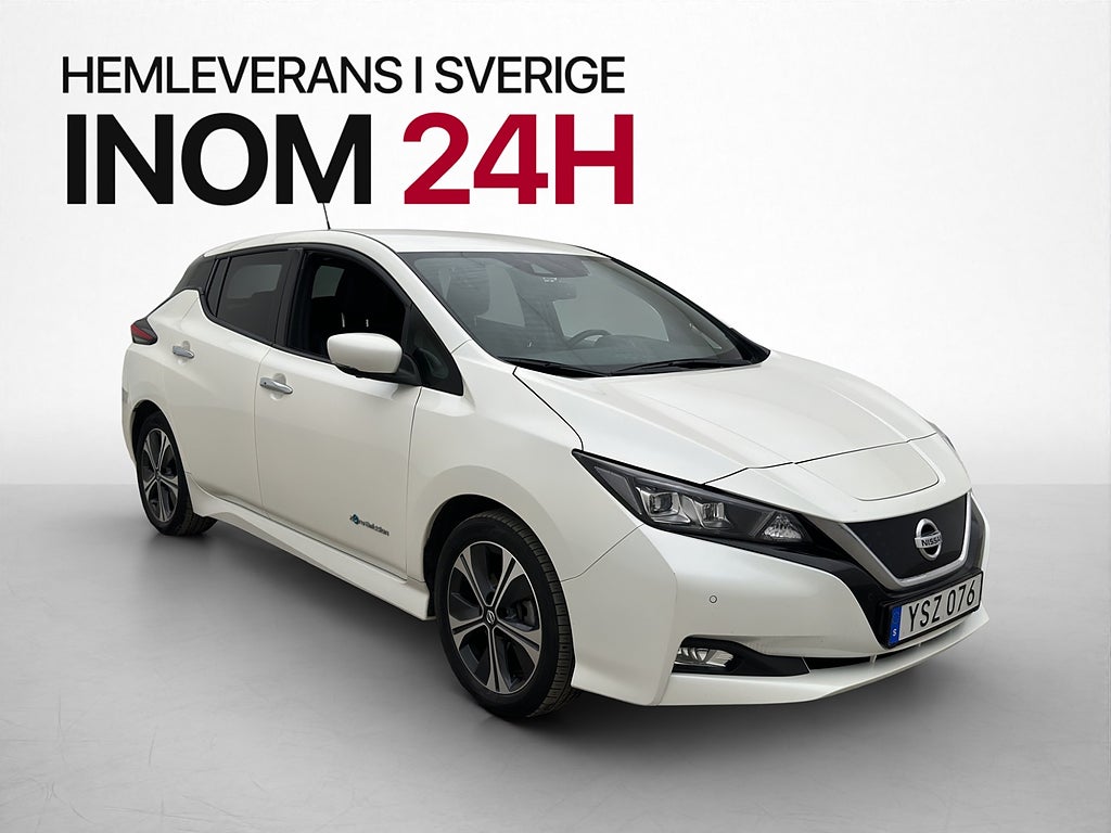 Nissan Leaf 40 kWh 150hk Tekna BOSE 360-Kamera Navi Rattvärm