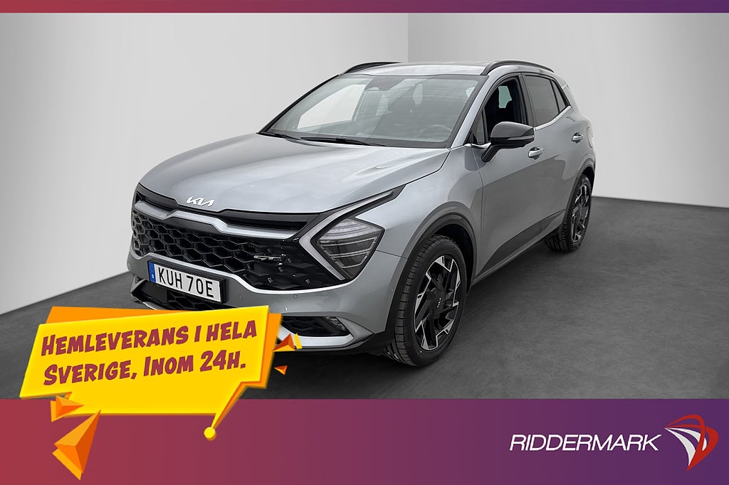 Kia Sportage PHEV AWD 265hk GT-Line H/K 360° Dragkrok MOMS