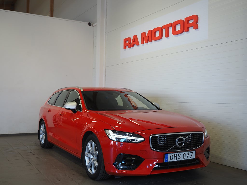 Volvo V90 D4 190hk Geartronic R-Design | Drag | D-värm | Navi | 2018