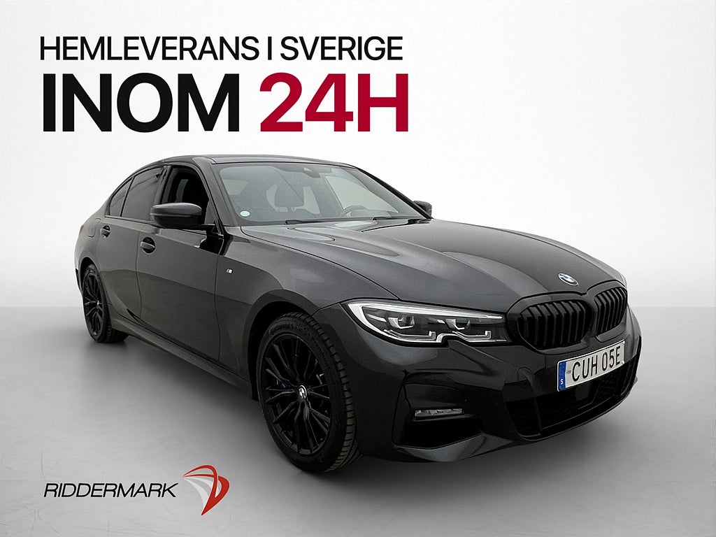 BMW 330e Sedan 292hk M Sport H/K-Ljud Adap-fart CarPlay Drag