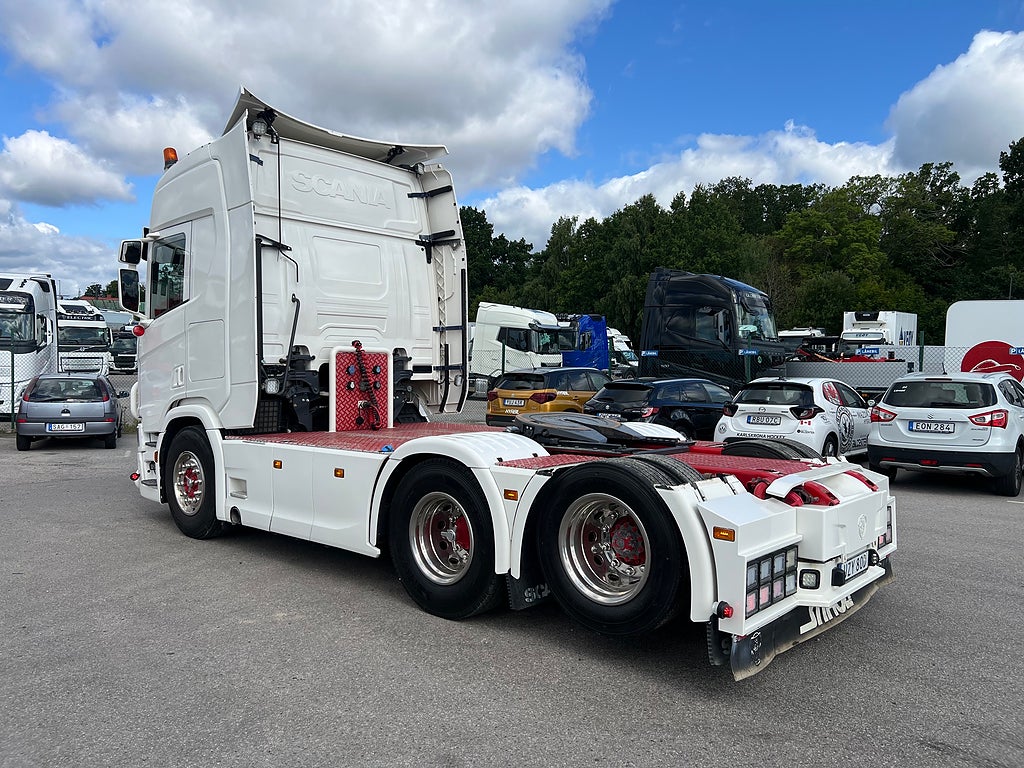Scania R500 6x2 Dragbil Retarder, Klädd hytt, Full Boggie