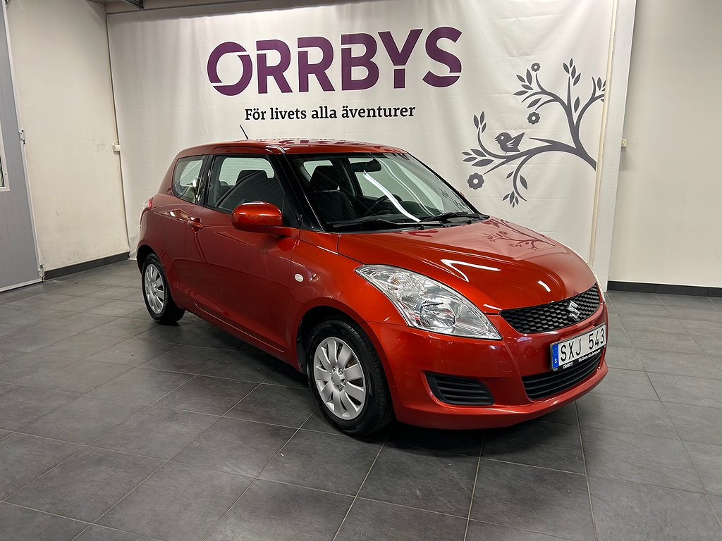 Suzuki Swift 3-dörrar 1.2 VVT 94Hk Euro 5 Drag V-Hjul 