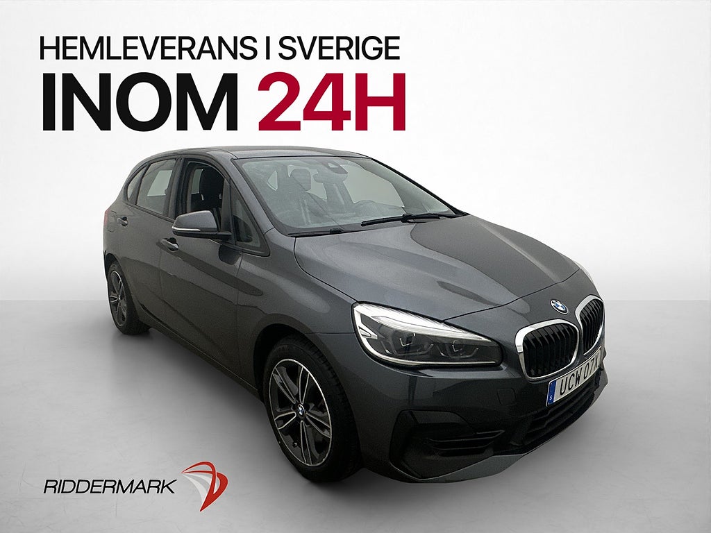 BMW 225xe Sport line HUD Halvskinn Navi Ambient P-Sensorer