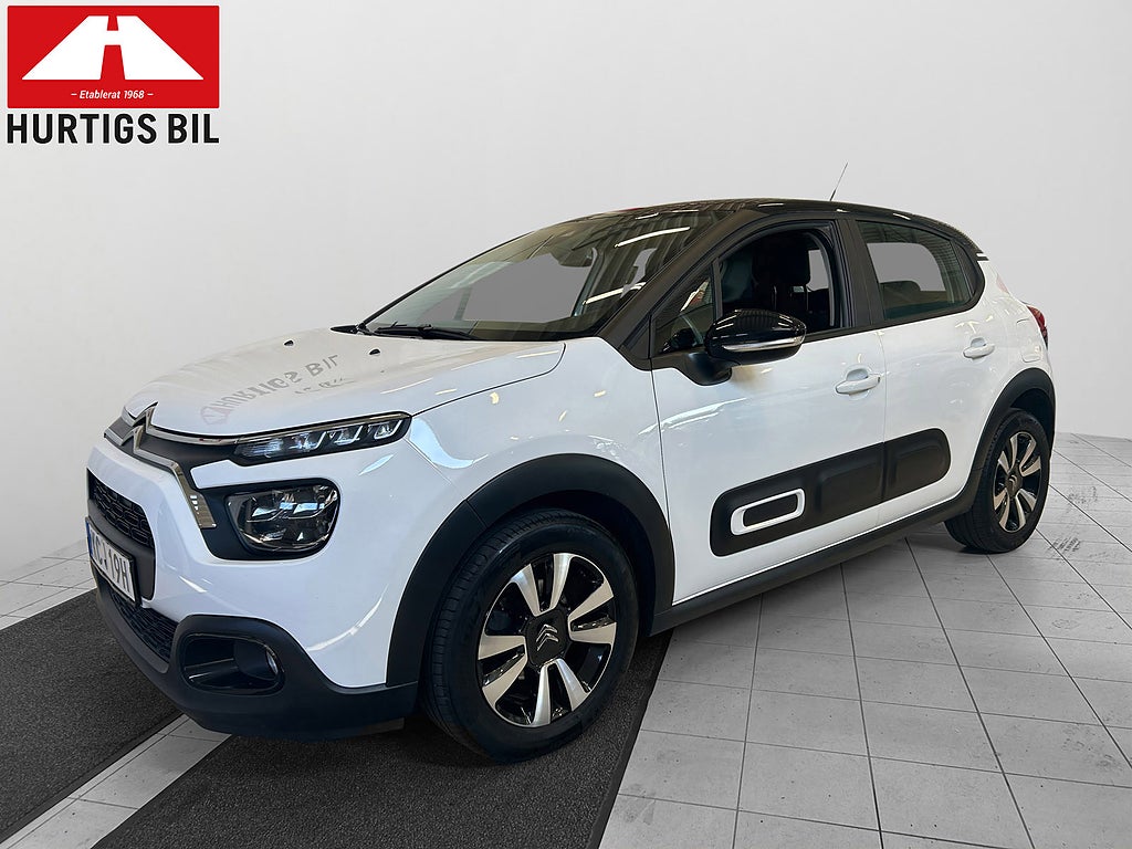 Citroën C3 1.2 PureTech 83hk Shine Ny kamrem, Momsbil