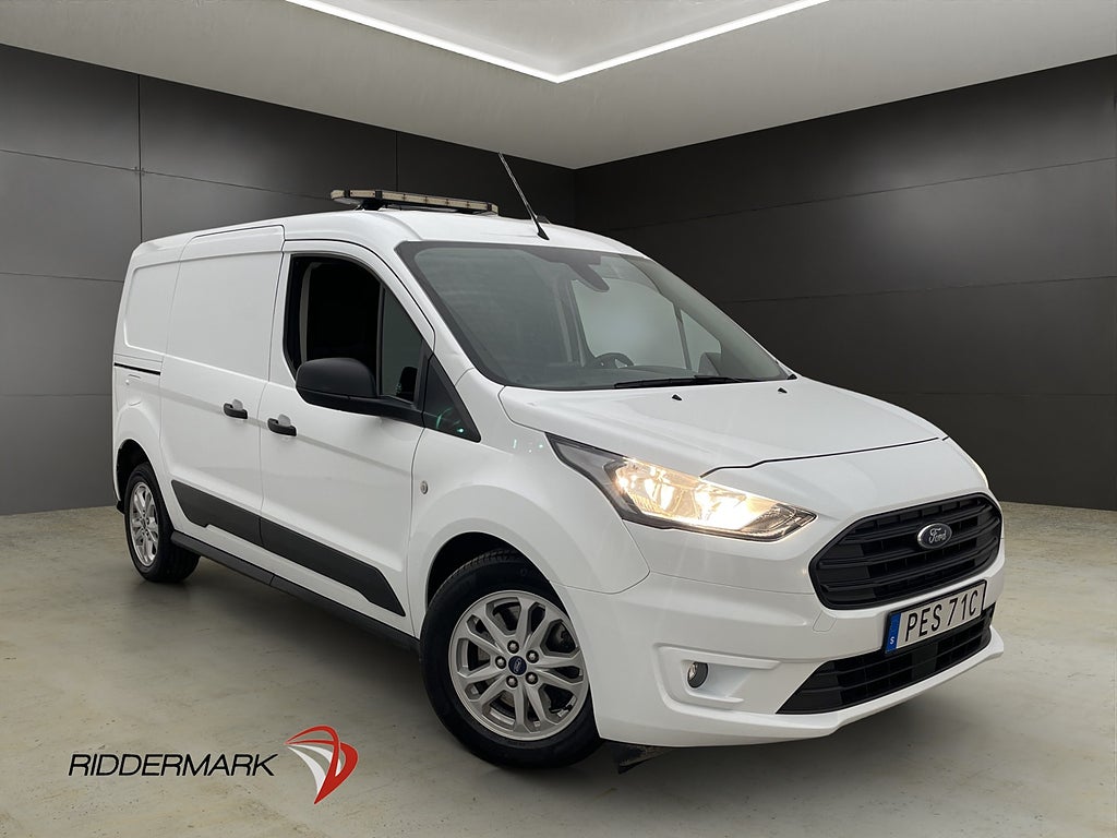 Ford Transit Connect LWB Värmare Drag B-Kamera CARPLAY Moms