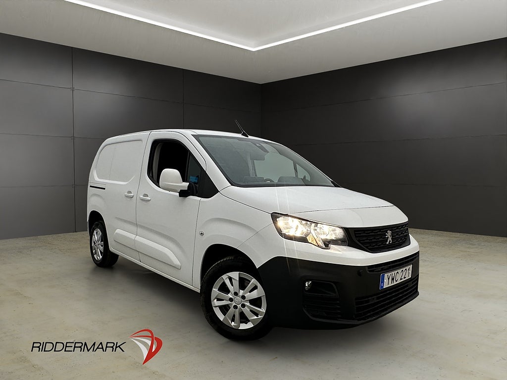 Peugeot Partner 1.5 Ny-Kamrem Värm Drag B-Kam CARPLAY Moms
