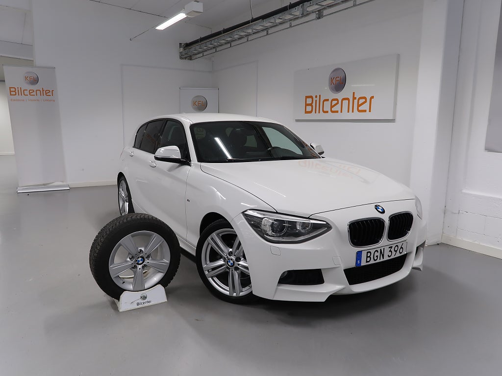 BMW 118d 5-d M Sport V-Däck ingår Aut-BT-Farthållare-Parksensor-