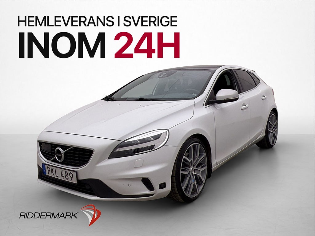 Volvo V40 T5 R-Design Kamera Pano Navi BLIS Värmare Keyless