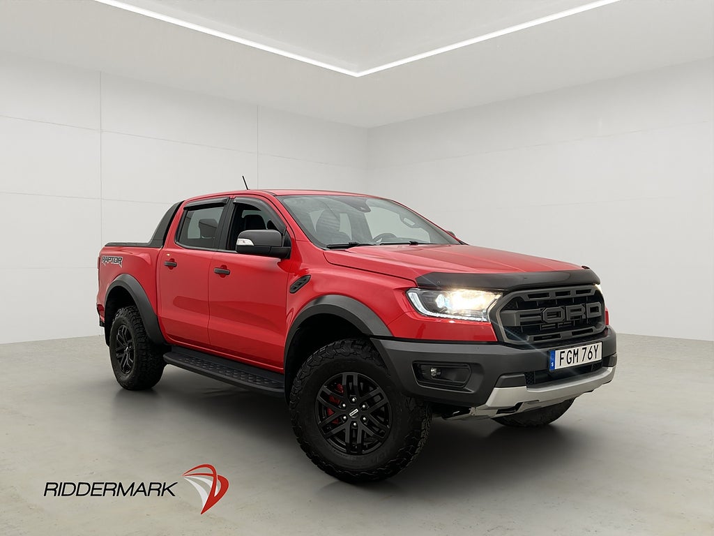 Ford ranger Raptor 213hk 4WD Ny-Kamrem Värmare Drag Kamera