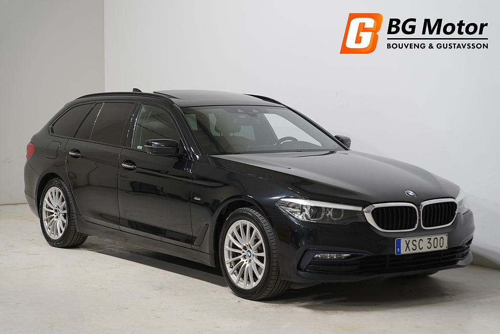BMW 520d 190HK xDrive Touring Aut Sport line Drag/Pano/Hifi/360