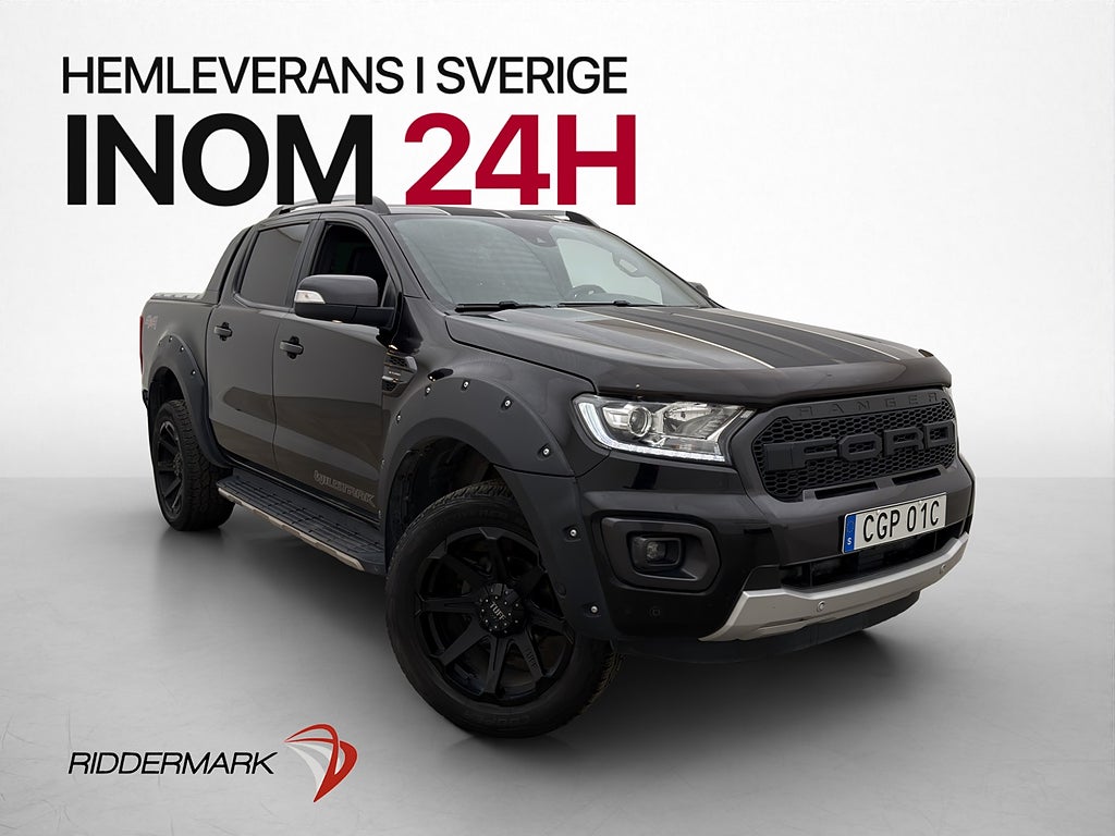 Ford ranger Wildtrak 213hk 4x4 Ny-Kamrem Värm Drag Diff Moms