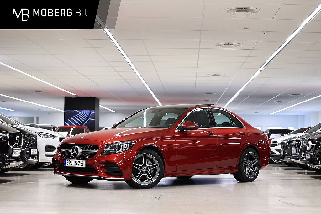 Mercedes-Benz C 220 d 194hk 4M AMG Sport Pano Burmester 360-kamera