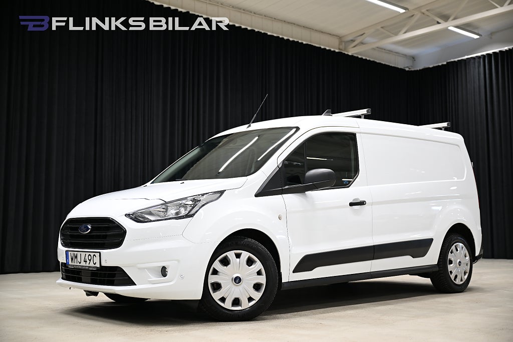 Ford transit Connect 100HK L2|Automat|Inredd|Drag|Värmare|Leasbar