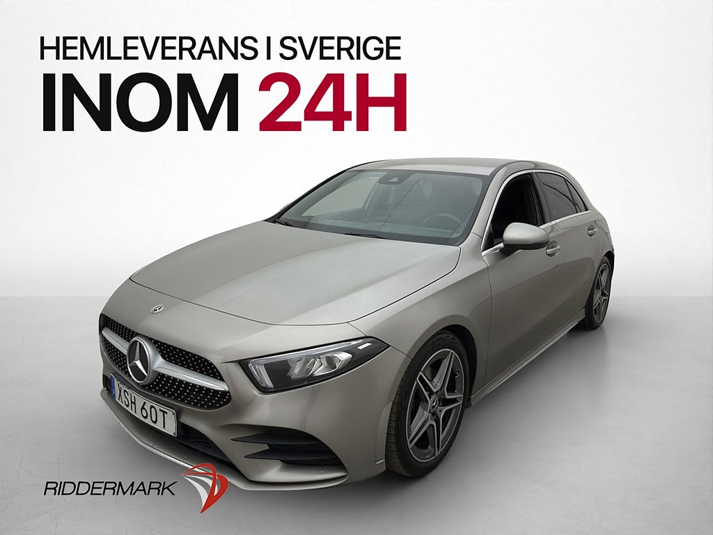 Mercedes-Benz A180 AMG Line Kamera Halvskinn Bluetooth