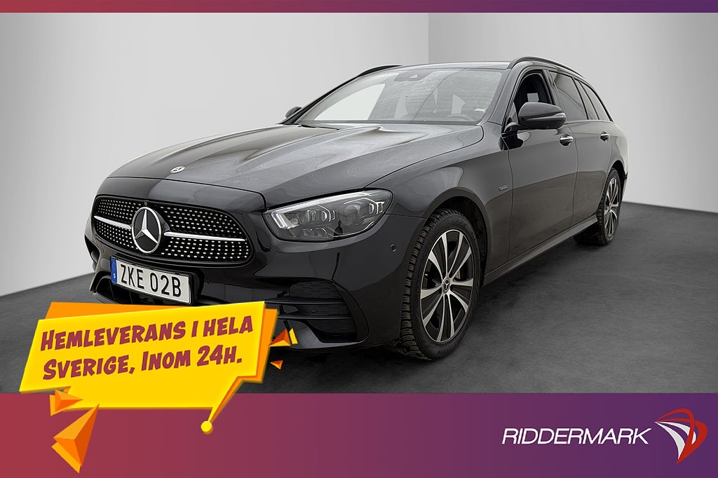 Mercedes-Benz E 300 T de 4M AMG Värmare 360° Navi Dragkrok