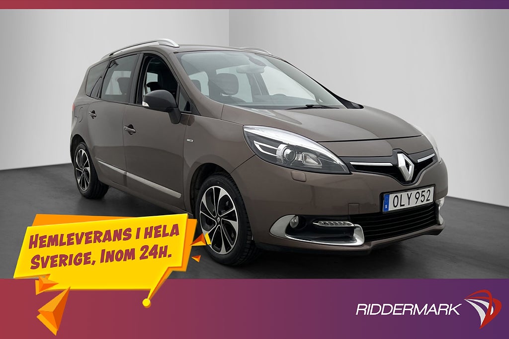 Renault Grand Scénic 1.5 110hk BOSE Edt 7-Sits Kamera Drag