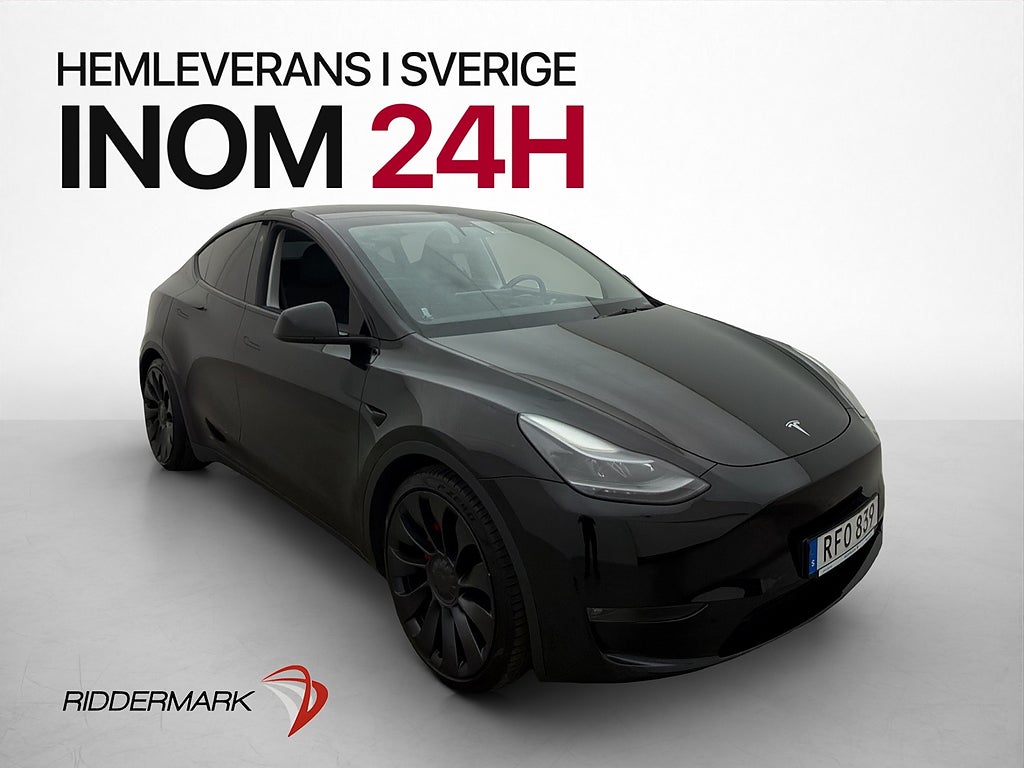 Tesla Model Y Performance MOMS Drag HW3 Sensorer Matrix Värm