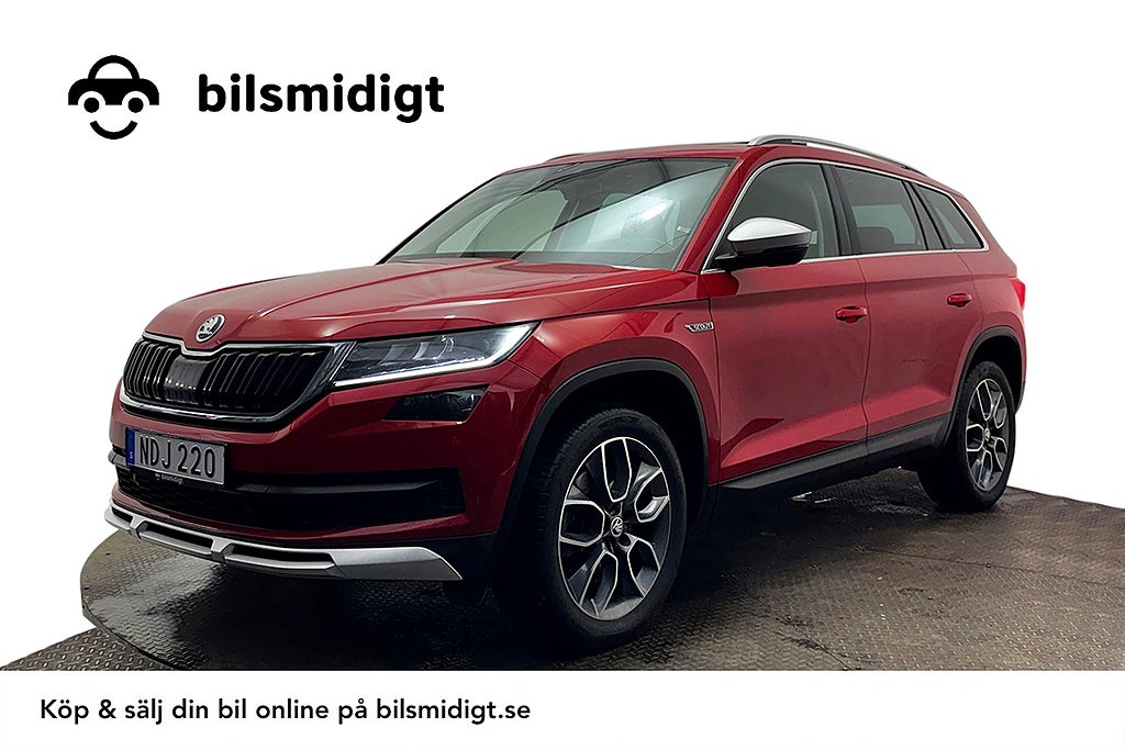 Skoda Kodiaq SCOUT 2.0 TDI 4x4 Business Drag Pano Värmare CANTON 190hk