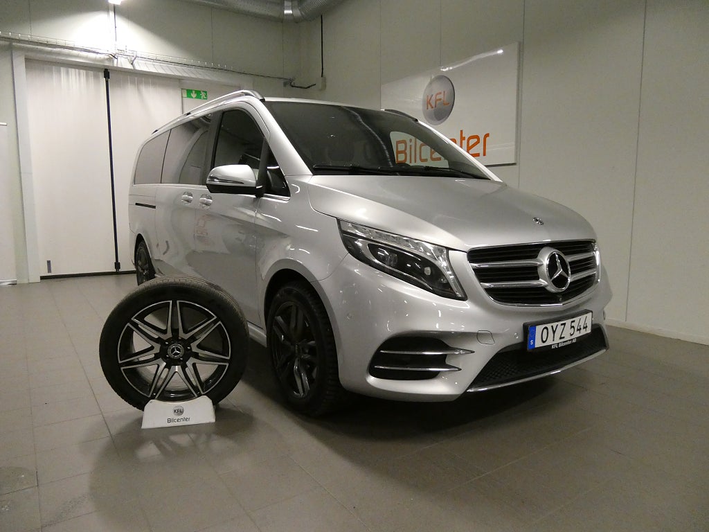 Mercedes-Benz V 250d 4M AMG*KFL 10 år 2,99%* Burm-Navi-360-Drag *MOMS*-SoV