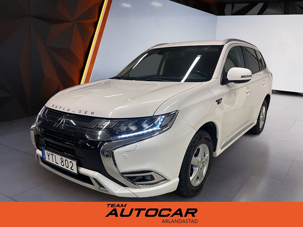 Mitsubishi Outlander PHEV CVT Fleet Edition, Nyservad, Fast Dragkrok, Hybrid
