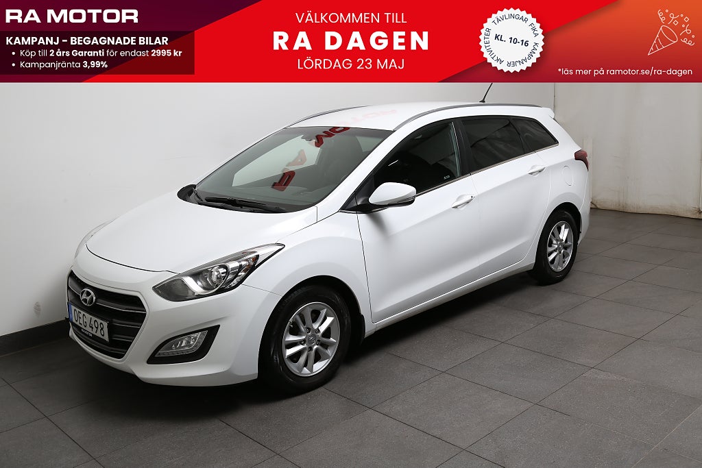 Hyundai i30 1,6 CRDi 136hk GO! Edition Kombi Motorvärmare Dragkrok