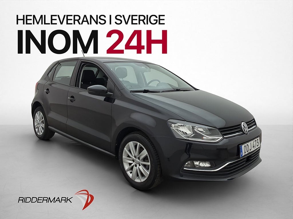 Volkswagen Polo 1.2 TSI Bluetooth AC Låg skatt 0,47l/MiL
