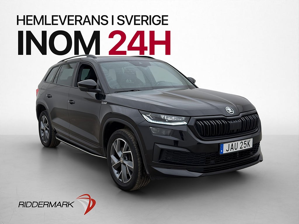 Skoda Kodiaq 2.0 TSI 4x4 Sportline 7-Sit Pano Värm Drag MOMS