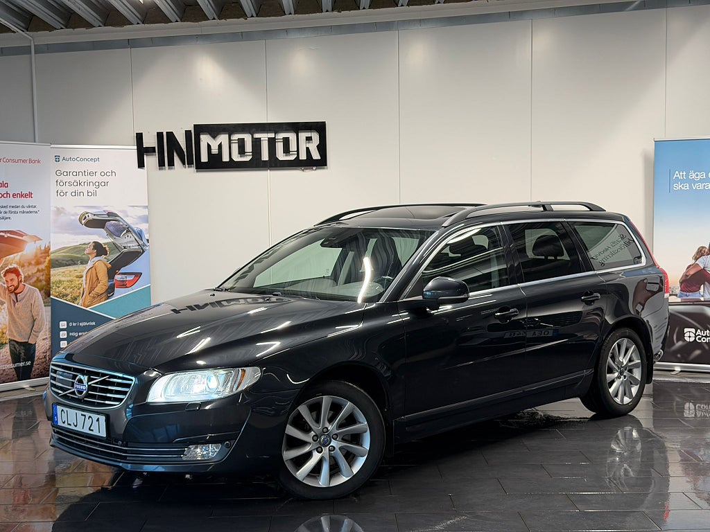 Volvo V70 D4 Geartronic Aut |2Ägar|TakL|BLIS|Adaptiv|Värmare