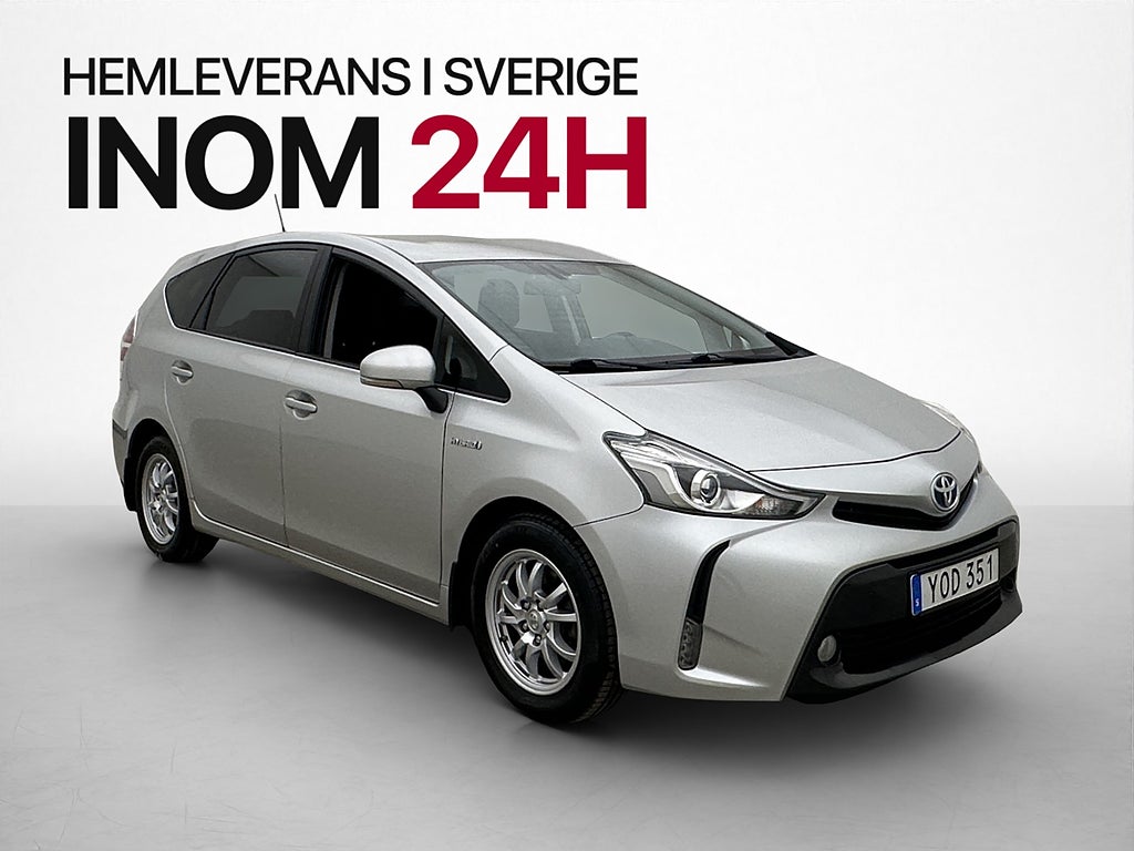 Toyota Prius Hybrid 7-sits Kamera Skinn Keyless 2-brukare