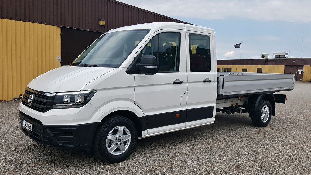 Volkswagen Crafter 2.0TDI 4Motion Dubbelhytt Chassi Flak 7sits