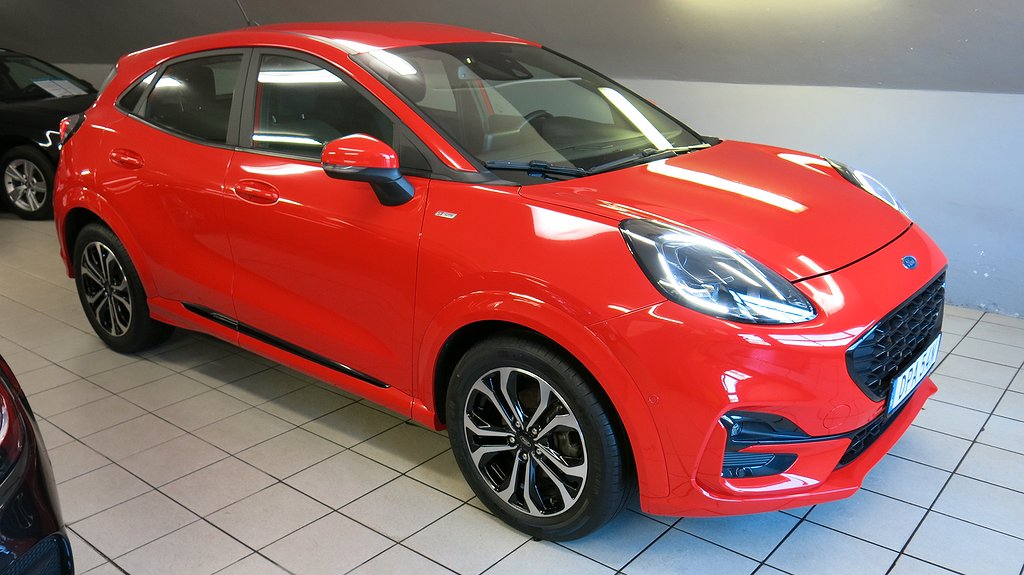 Ford Puma 1,0 EcoBoost 155HK ST-Line | GPS | S&V Hjul|