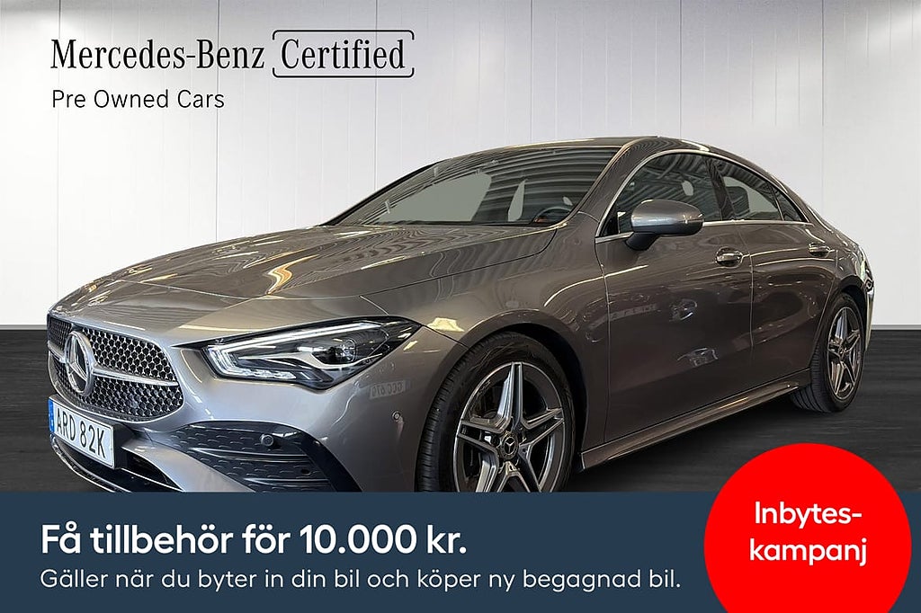 Mercedes-Benz CLA 200 AMG/Burmester/Panelbelysning/Widesc...