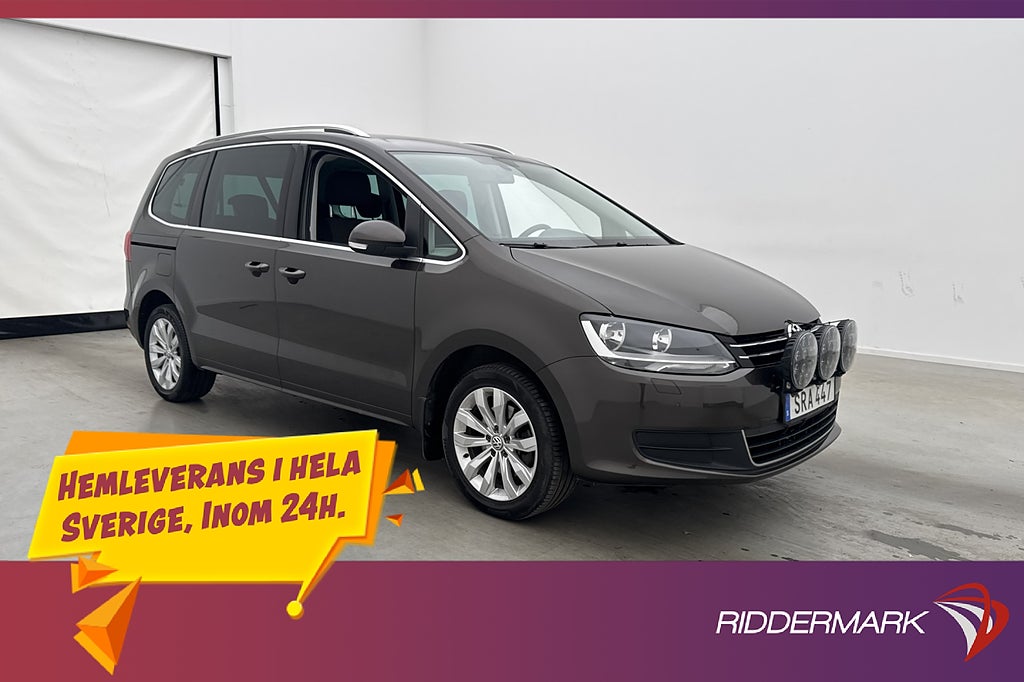 Volkswagen Sharan TDI 4M 140hk 7-Sits D-Värmare Kamera Drag