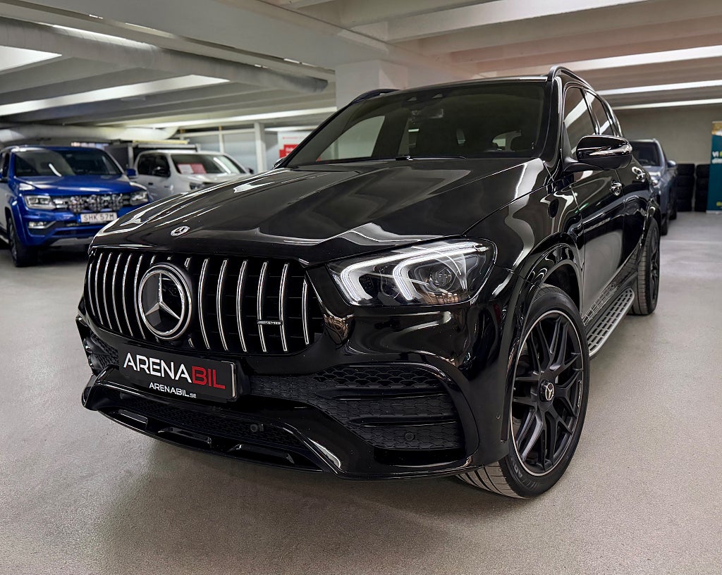 Mercedes-Benz GLE AMG 53 4MATIC+ Panorama Massage Luftfjädring Kolfiber Drag MOMS 