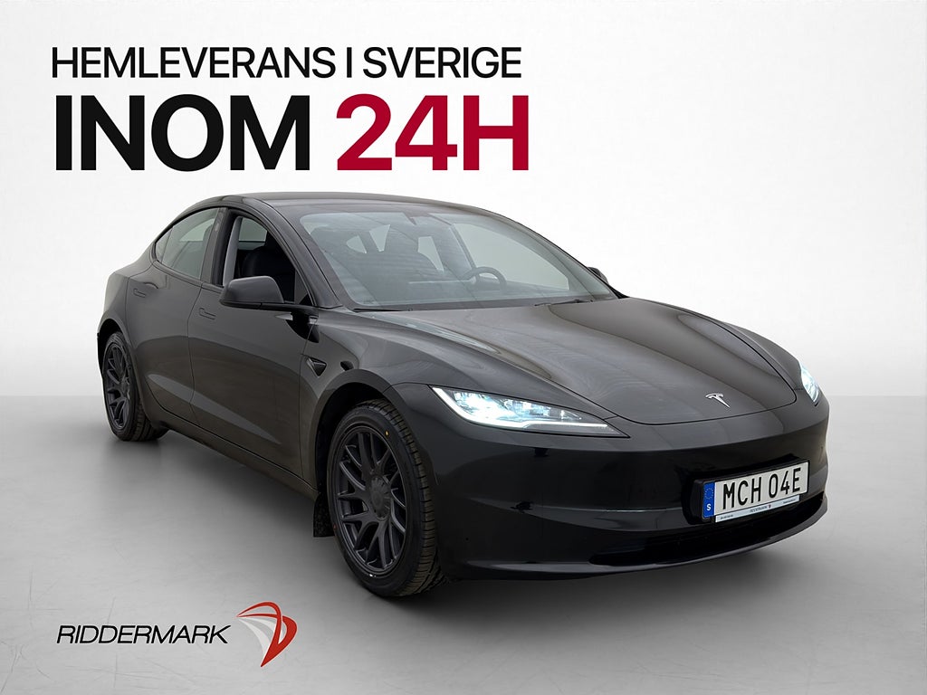 Tesla Model 3 Standard Range Rattvärme Skärm-Bak Svensksåld