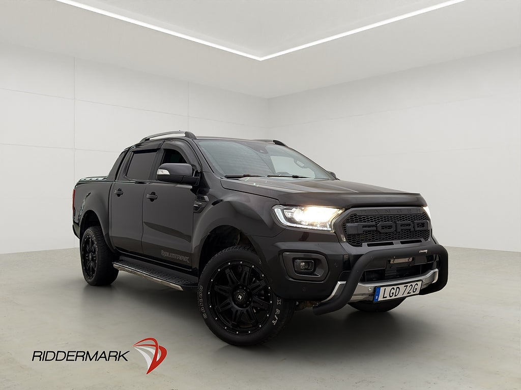 Ford ranger Wildtrak 213hk 4x4 Värmare Drag Diff Kamera Moms