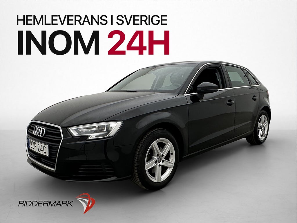 Audi A3 Sportback 35 TFSI 150hk Proline Dragkrok Sensorer